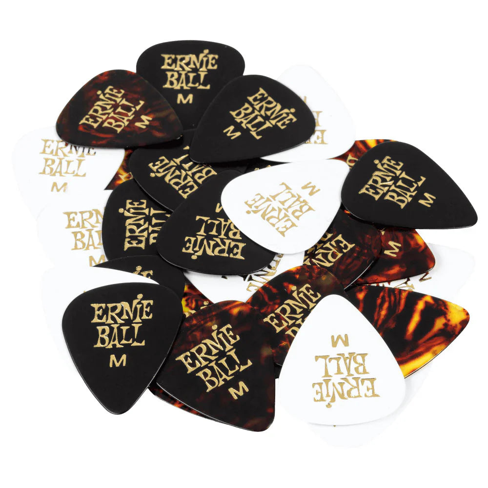 Ernie Ball Medium Guitar Pick Pack Assorted Colours