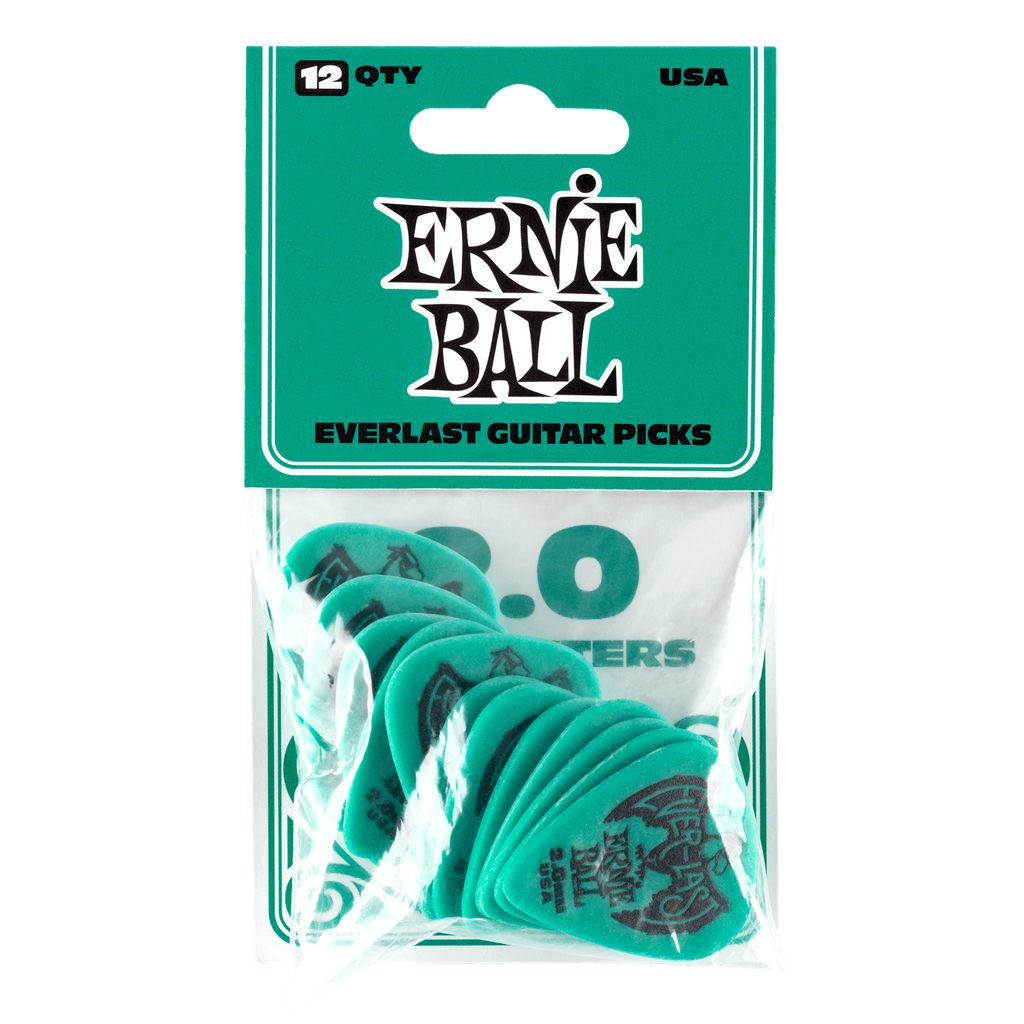 Ernie Ball P09196 Everlast Teal Picks - 12 Pack