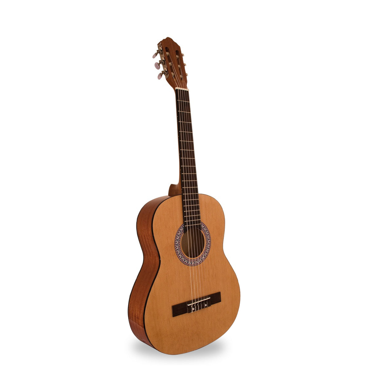 A 3/4-size classical guitar available from the DeRosa Music Bedford guitar collection