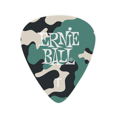 Ernie Ball P09221 Thin Camo Picks - 12 Pack