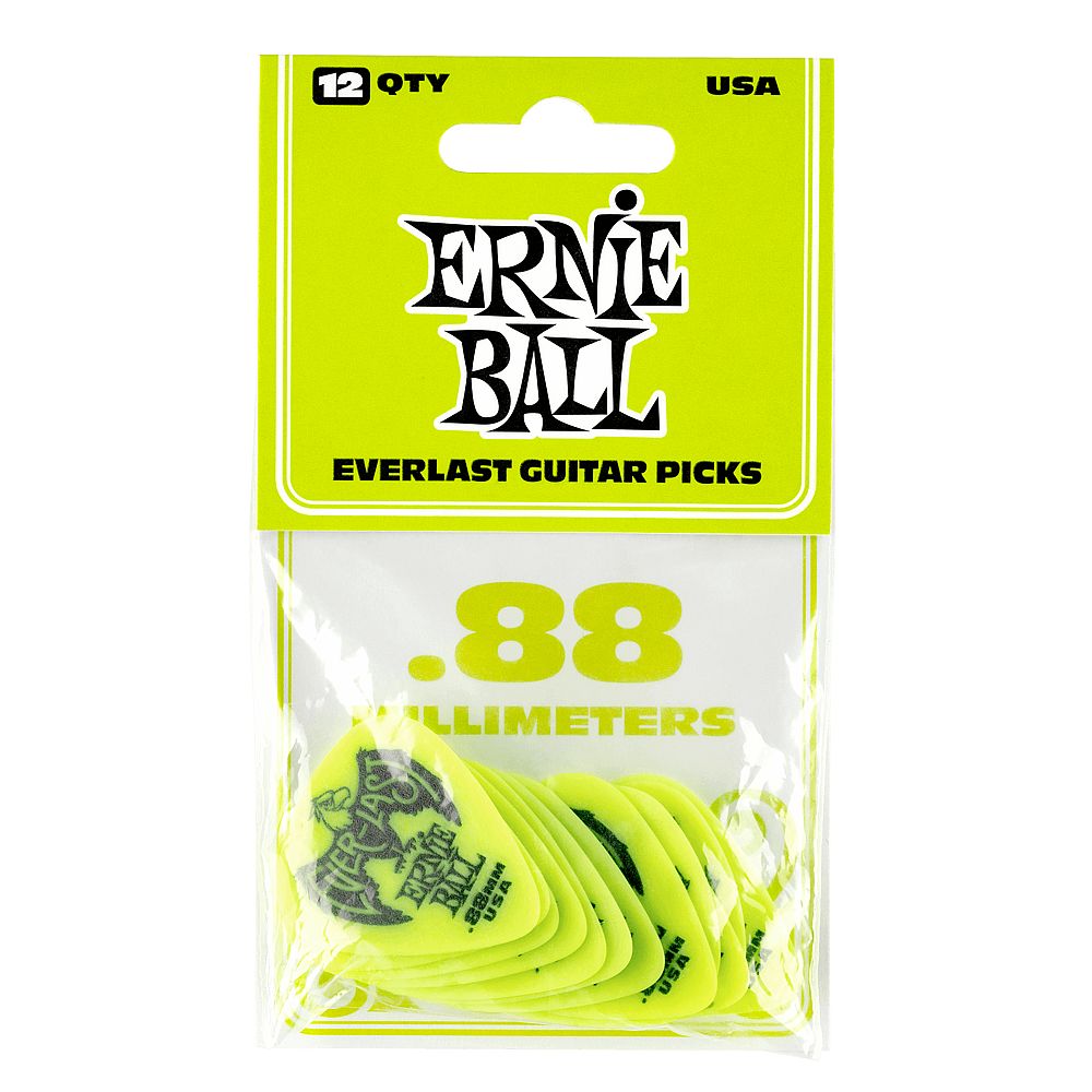 Ernie Ball P09191 guitar pick pack 0.88mm x12